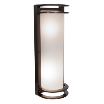 Nevis Two Light Bulkhead in Bronze by Access