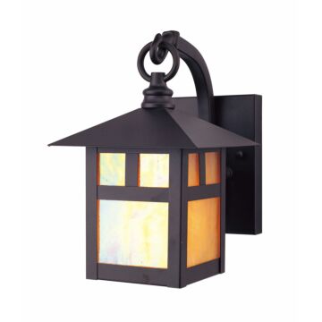 Montclair Mission 1-Light Outdoor Wall Lantern in Bronze