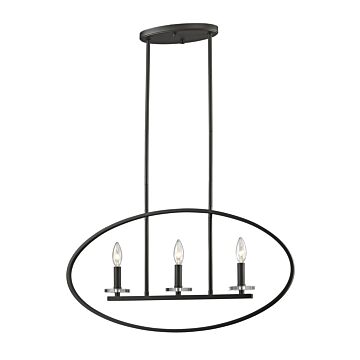 Z-Lite Verona 3-Light Pendant Light In Bronze