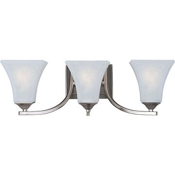 Aurora Three Light Bath Vanity in Satin Nickel by Maxim