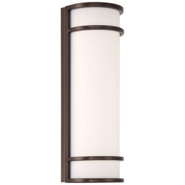 Cove Dual Voltage LED Outdoor Wall Mount in Bronze by Access