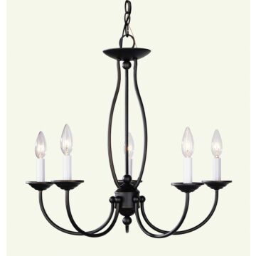 Home Basics 5-Light Chandelier in Bronze