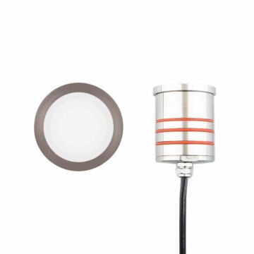 2011 LED Recessed Indicator in Bronzed Stainless Steel by W.A.C. Lighting