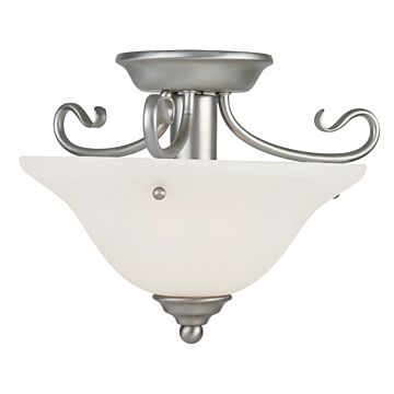 Coronado 1-Light Ceiling Mount in Brushed Nickel