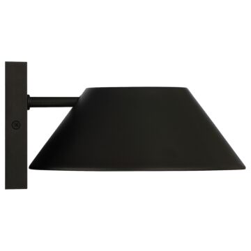 Solano 1-Light LED Outdoor Wall Mount in Black