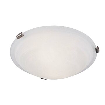 Oasis 3-Light Ceiling Mount in Brushed Nickel