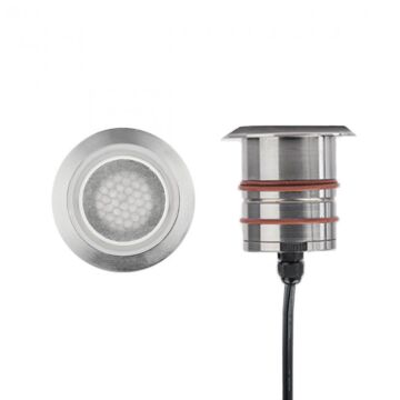 2022 LED Recessed Indicator in Stainless Steel by W.A.C. Lighting