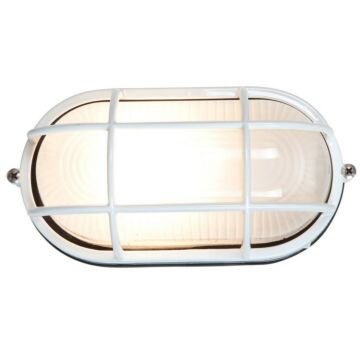 Nauticus Dual Mount One Light Bulkhead in White by Access