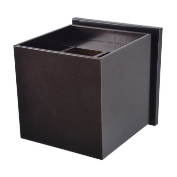 Square LED Wallwasher in Bronze by Access