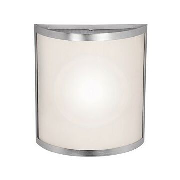 Artemis Basic Two Light Wall Fixture in Brushed Steel by Access