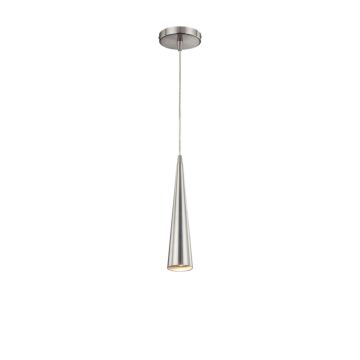 Eurofase Sliver 1-Light Pendant in Brushed Nickel