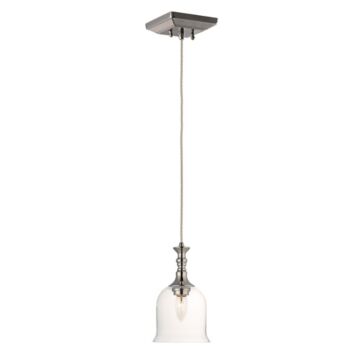 Centennial One Light Pendant in Polished Nickel by Maxim