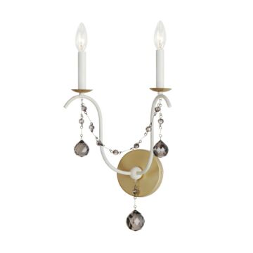 Formosa Two Light Wall Sconce in Ecru Venetian Gold by Maxim