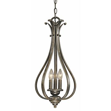 Monrovia 3-Light Pendant in Royal Bronze