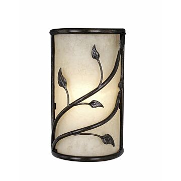 Vine 2-Light Wall Sconce in Oil Shale