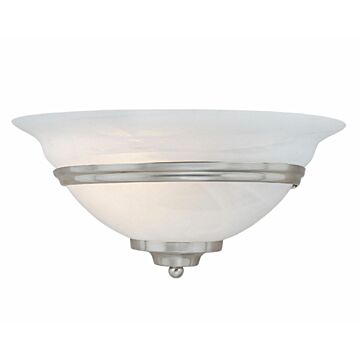 Da Vinci 1-Light Wall Sconce in Brushed Nickel