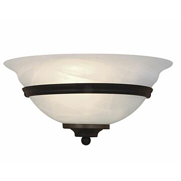 Da Vinci 1-Light Wall Sconce in Oil Burnished Bronze