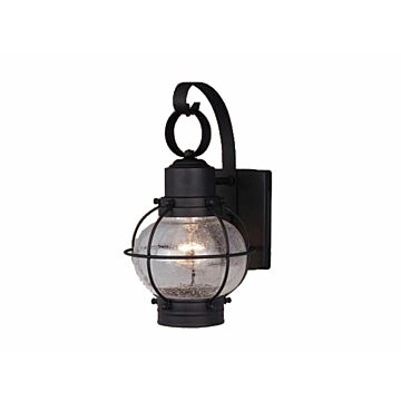 Chatham 1-Light Outdoor Wall Mount in Textured Black