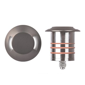2071 LED Recessed Inground Indicator in Bronzed Stainless Steel by W.A.C. Lighting