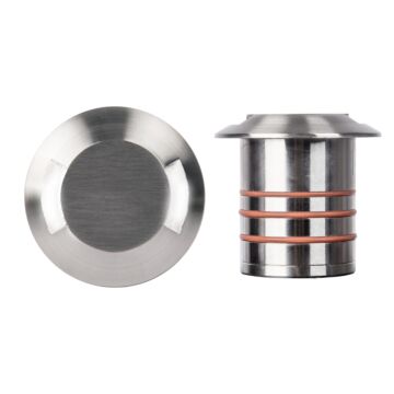 2071 LED Recessed Inground Indicator in Stainless Steel by W.A.C. Lighting