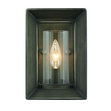 Smyth One Light Wall Sconce in Gunmetal Bronze by Golden
