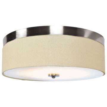 Mia LED Flush Mount in Brushed Steel by Access
