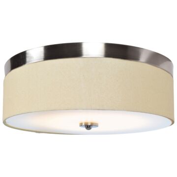 Mia LED Flush Mount in Brushed Steel by Access