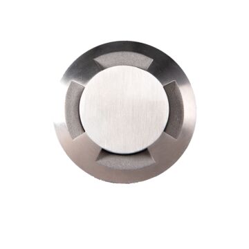 WAC LED 12V 2 Inch Inground Single Aperture Indicator Light in Stainless Steel