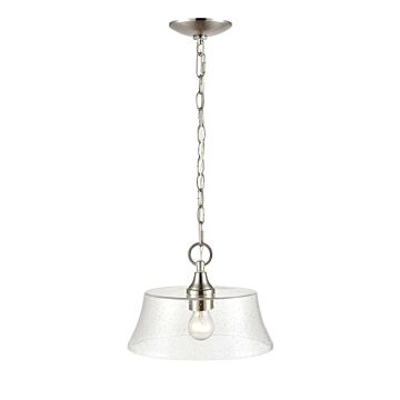 Caily One Light Pendant in Brushed Nickel by Millennium
