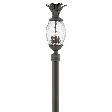 Hinkley Plantation 3-Light Outdoor Light In Museum Black