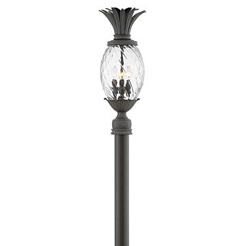 Hinkley Plantation 3-Light Outdoor Light In Museum Black