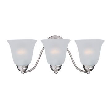 Basix Three Light Bath Vanity in Polished Chrome by Maxim