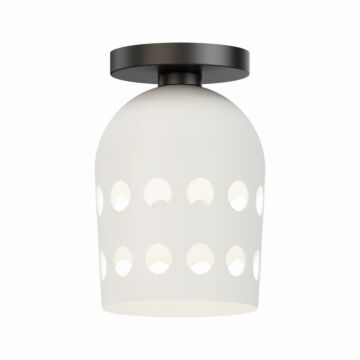 Dottie One Light Flush Mount in Black by Maxim