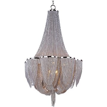 Chantilly LED Chandelier in Polished Nickel by Maxim