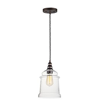 Revival One Light Mini Pendant in Oil Rubbed Bronze by Maxim