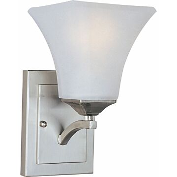Aurora One Light Wall Sconce in Satin Nickel by Maxim