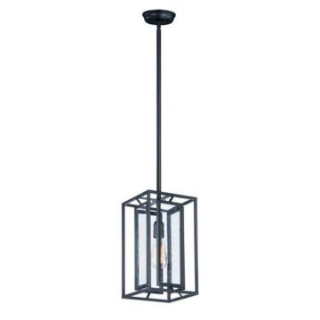 Era One Light Pendant in Black by Maxim