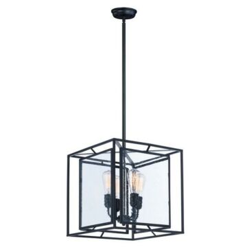 Era Four Light Pendant in Black by Maxim