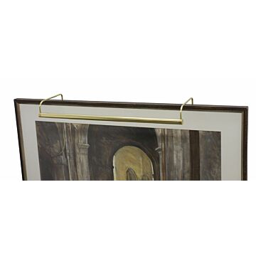 Slim-line Picture Light in Polished Brass by House of Troy