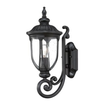 Laurens 1-Light Wall Sconce in Matte Black