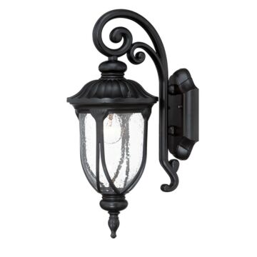 Laurens 1-Light Wall Sconce in Matte Black