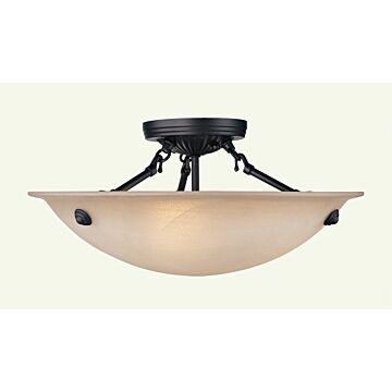 Oasis 3-Light Ceiling Mount in Bronze