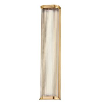 Newburgh LED Wall Sconce in Aged Brass by Hudson Valley