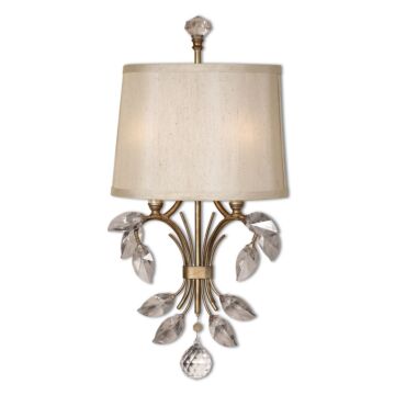 Alenya 2-Light Wall Sconce in Burnished Gold