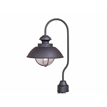Harwich 1-Light Outdoor Post Mount in Textured Black