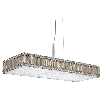 Quantum 23 Light Pendant in Stainless Steel by Schonbek