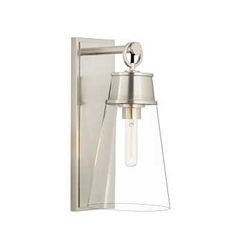Z-Lite Wentworth 1-Light Wall Sconce In Brushed Nickel