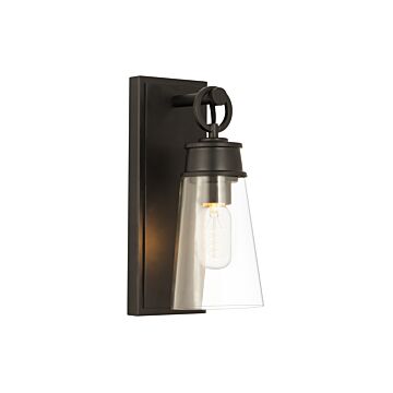 Z-Lite Wentworth 1-Light Wall Sconce In Matte Black