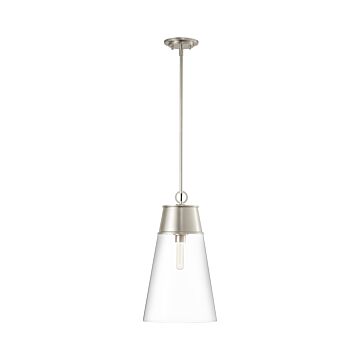 Z-Lite Wentworth 1-Light Pendant Light In Brushed Nickel