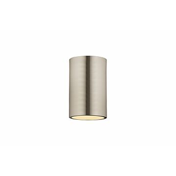 Z-Lite Harley 1-Light Flush Mount Ceiling Light In Brushed Nickel